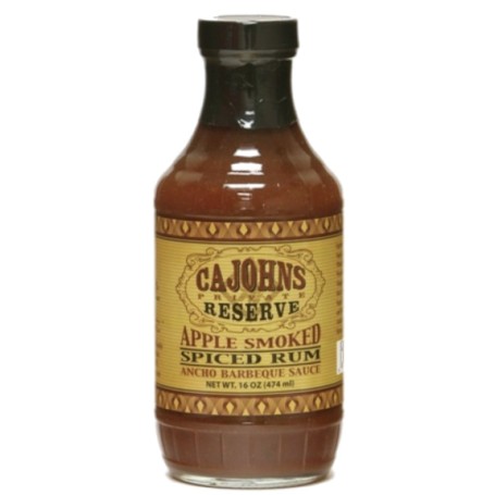 CaJohns Apple Smoked Spiced Rum Ancho Chili BBQ Sauce 473ml