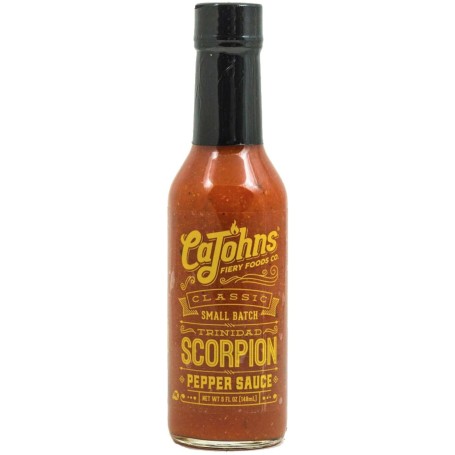 CaJohns Classic Small Batch Trinidad Scorpion Pepper Chilisauce 148ml