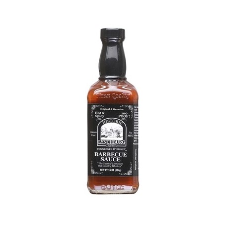 Lynchburg Tennessee Whiskey Hot and Spicy BBQ Chilisauce 100 Poof 454g