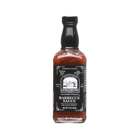 Lynchburg Tennessee Whiskey Fiery Hot BBQ Chilisauce 151 Poof 427ml