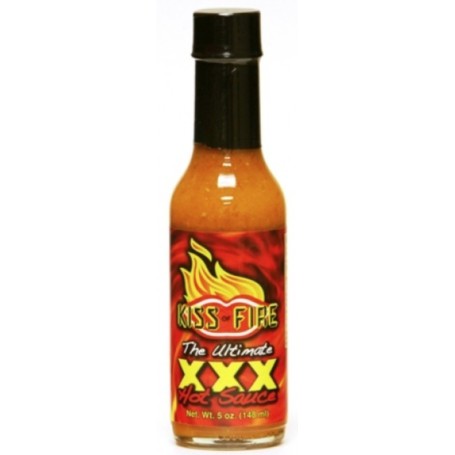 CaJohns Kiss of Fire The Ultimate XXX Chili Hot Chili Sauce 148ml