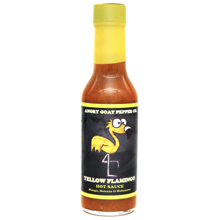 Angry Goat Pepper Co. Yellow Flamingo Hot Sauce 148ml