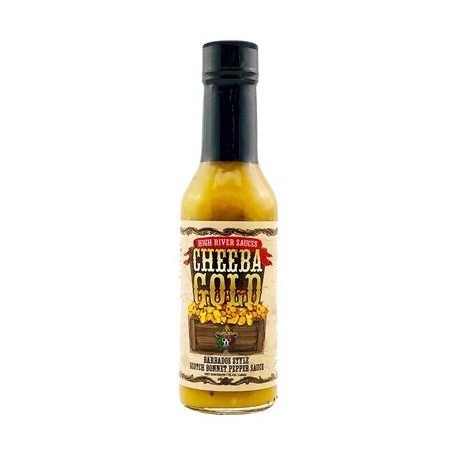 High River Sauces Cheeba Gold Barbados Style Scotch Bonnet Pepper Sauce 148ml