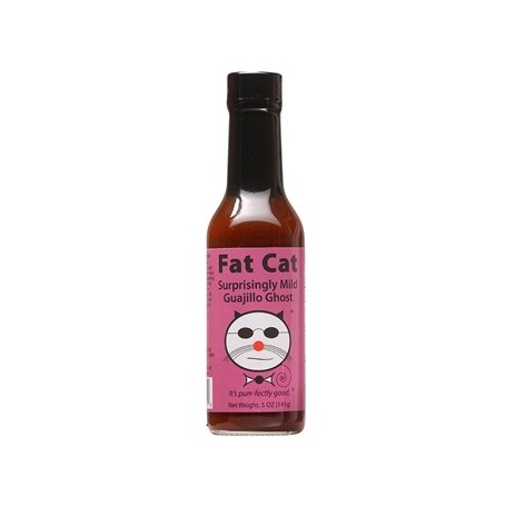 Fat Cat Surprisingly Mild Guajillo Ghost Hot Chili Sauce 148ml