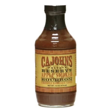 CaJohns Apple Smoked Bourbon Chipotle Chili BBQ Sauce 473ml