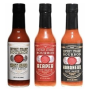 Kentucky Straight Bourbon Ghost Habanero and Reaper Pepper Hot Chili Sauce 3 Pack
