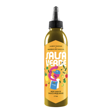 Heartbeat Salsa Verde Hot Chili Sauce 177ml (udgår)