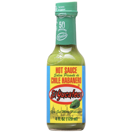 El Yucateco Salsa Picante de Habanero Green Hot Sauce 118ml