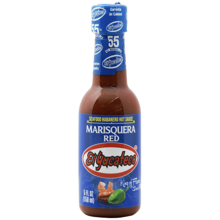 El Yucateco Marisquera Red Hot Chili Sauce 118ml