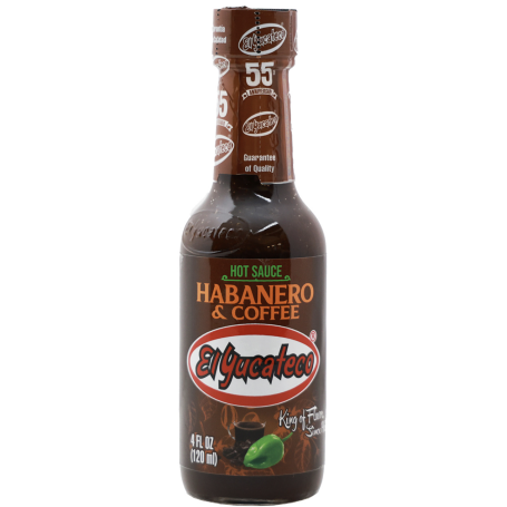 El Yucateco Habanero & Coffee Hot Chili Sauce 118ml