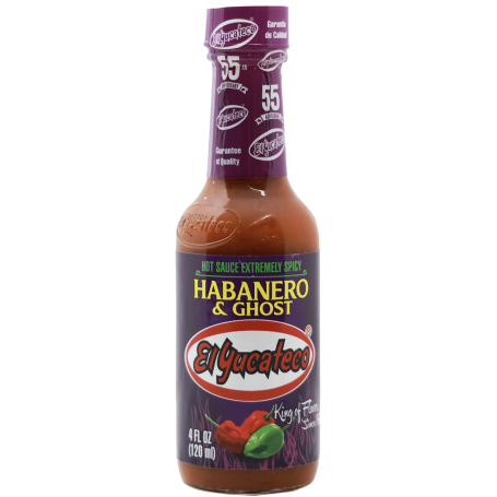 El Yucateco Habanero & Ghost Hot Chili Sauce 120ml