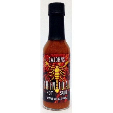 Cajohns Trinidad Moruga Scorpion Chili Hot Sauce 148ml