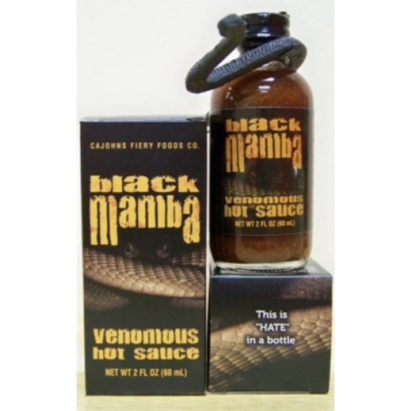 CaJohns Black Mamba Extreme Hot Chili Sauce (59ml)
