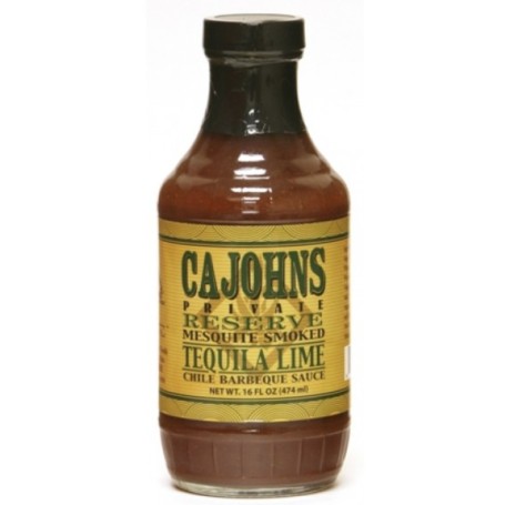CaJohns Mesquito Smoked Tequila Lime Chili BBQ Sauce 473ml
