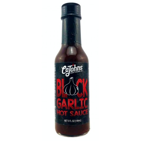 CaJohns Black Garlic Hot Chilisauce 148ml