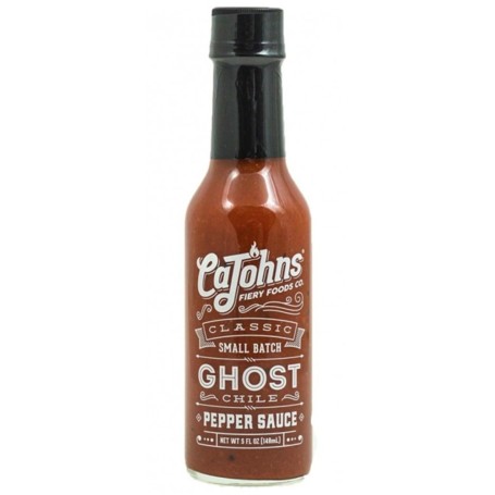 CaJohns Classic Small Batch Ghost Hot Pepper Sauce 148ml